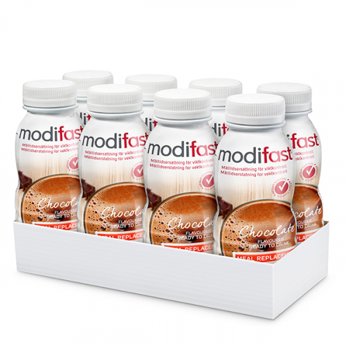 8-pack Modifast Ready to drink Chocolate i gruppen Handla hr / Mltidsersttningar / Ready to drink hos Modifast (184611)