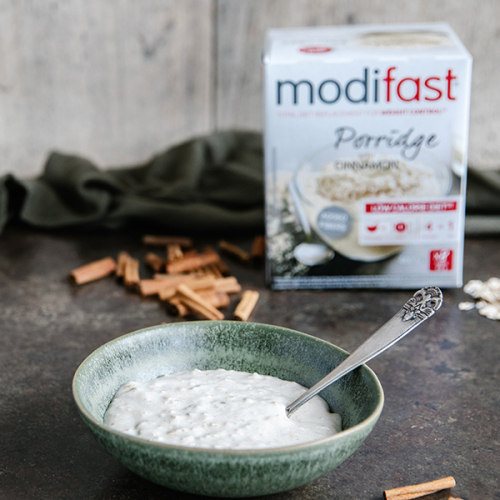 NYA Modifast LCD Porridge with Cinnamon - 8 mltider i gruppen Handla hr / Alla produkter hos Modifast (220051)