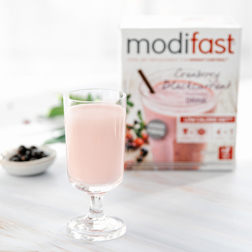 NYA Modifast LCD Cranberry Blackcurrant - 8 mltider i gruppen Handla hr / Alla produkter hos Modifast (220052)