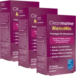 3-pack Cleanmarine MenoMin - 180 kapslar