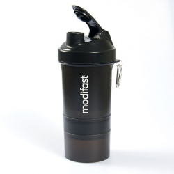 Modifast Shaker 600ml Gunsmoke Black