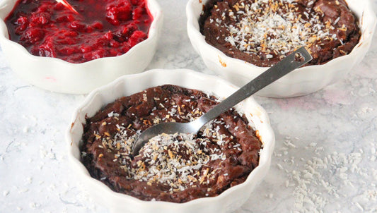 Hälsosam chokladbanankladdkaka