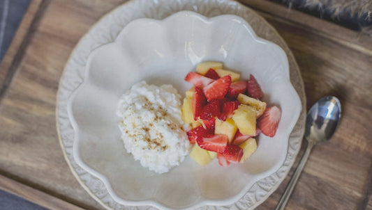 Keso med frukt och bär