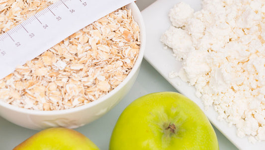 Lättäten kesomacka med skinka och äpple