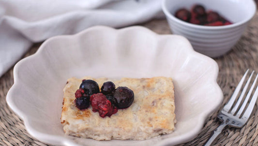 Kesokaka med bärpott