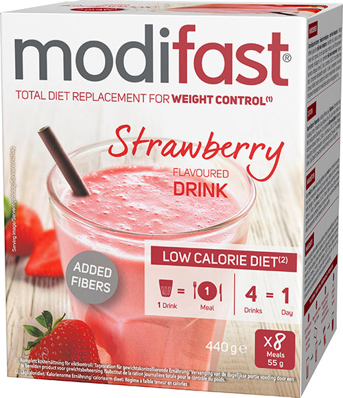 Modifast LCD Strawberry - 8 måltider