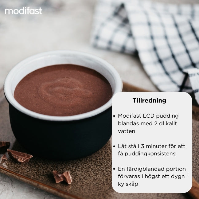 Modifast LCD Chocolate Pudding - 8 måltider