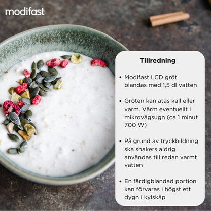 Modifast LCD Porridge with Cinnamon - 8 måltider