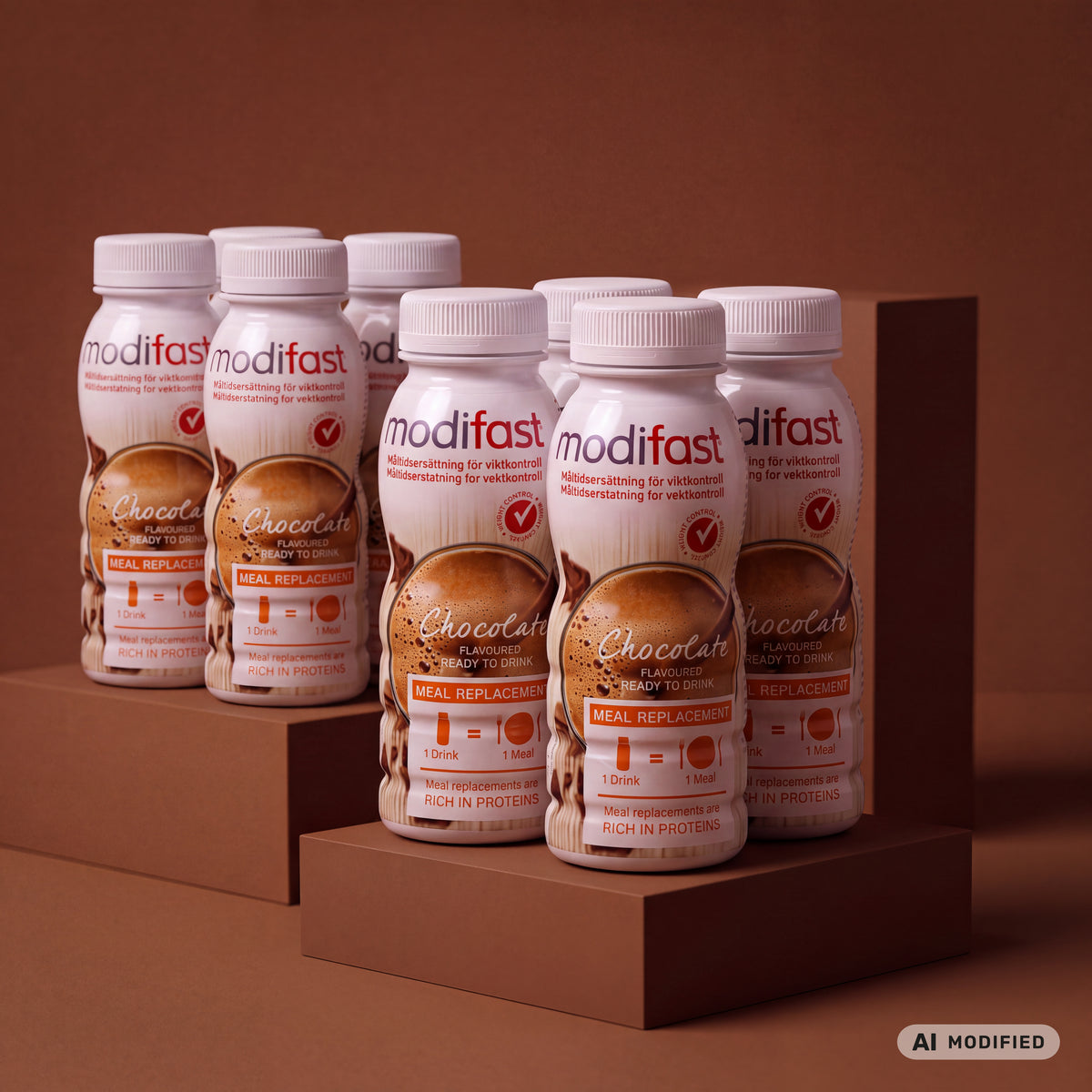 8-pack Modifast Ready to drink Chocolate