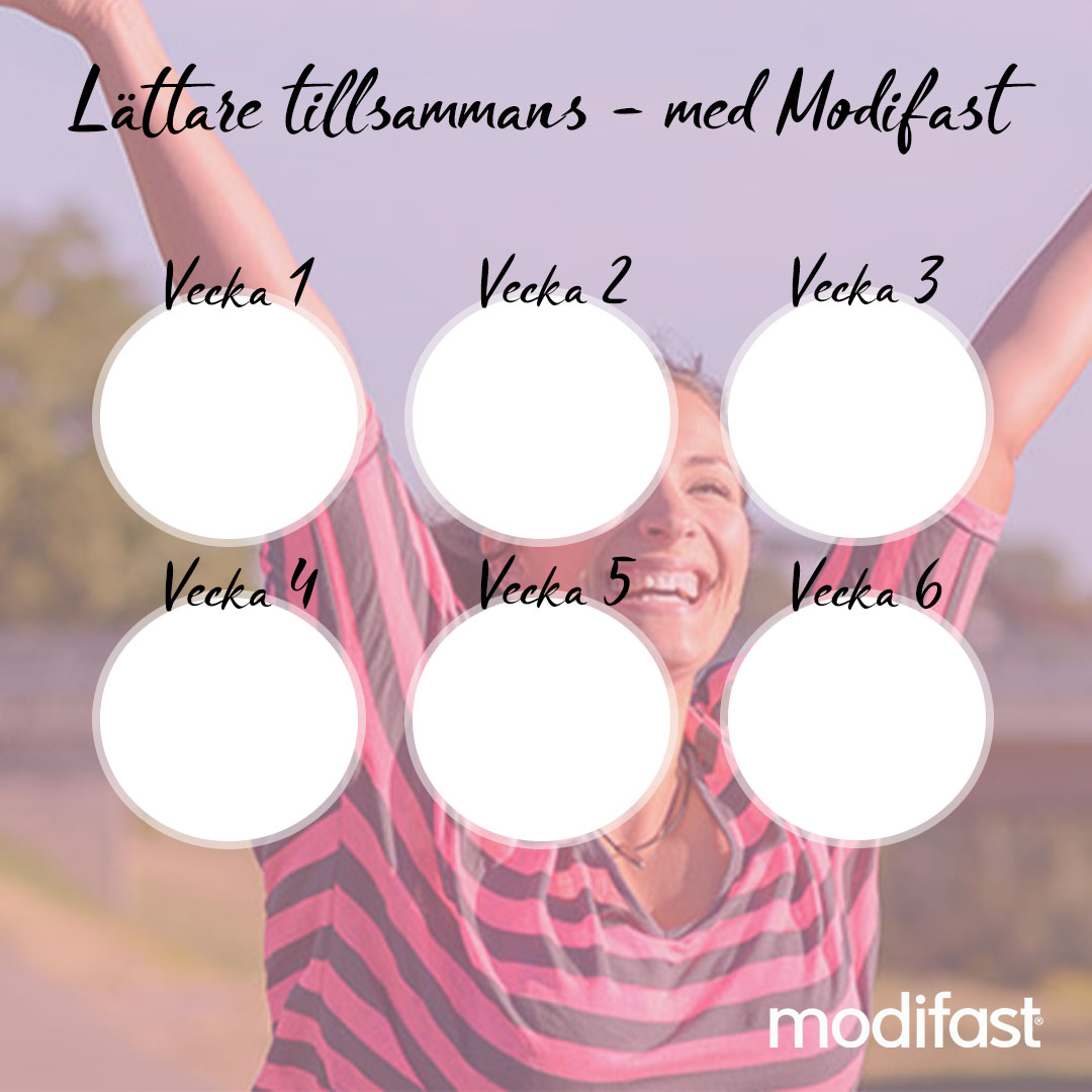 Lättare tillsammans med Modifast 6 veckor