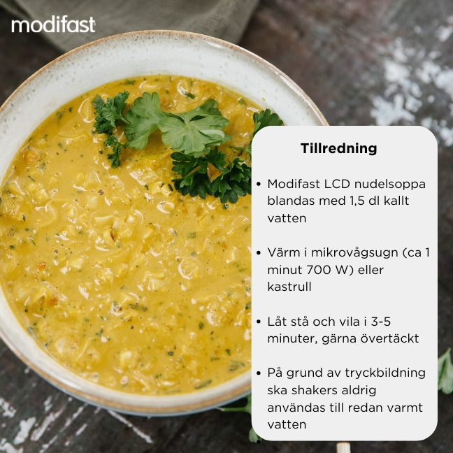 Modifast LCD Chicken Noodles Soup - 4 m�ltider