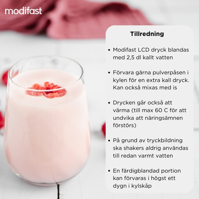 Modifast LCD Cranberry Blackcurrant - 8 m�ltider