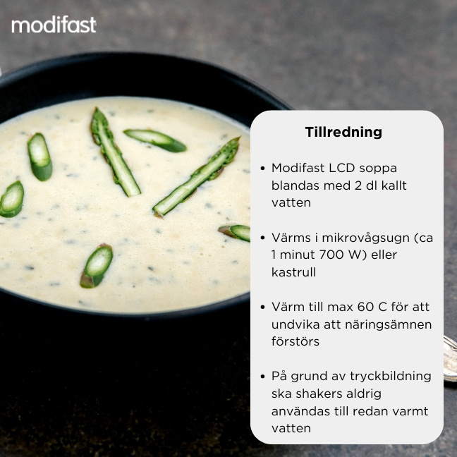 Modifast LCD Asparagus - 8 m�ltider