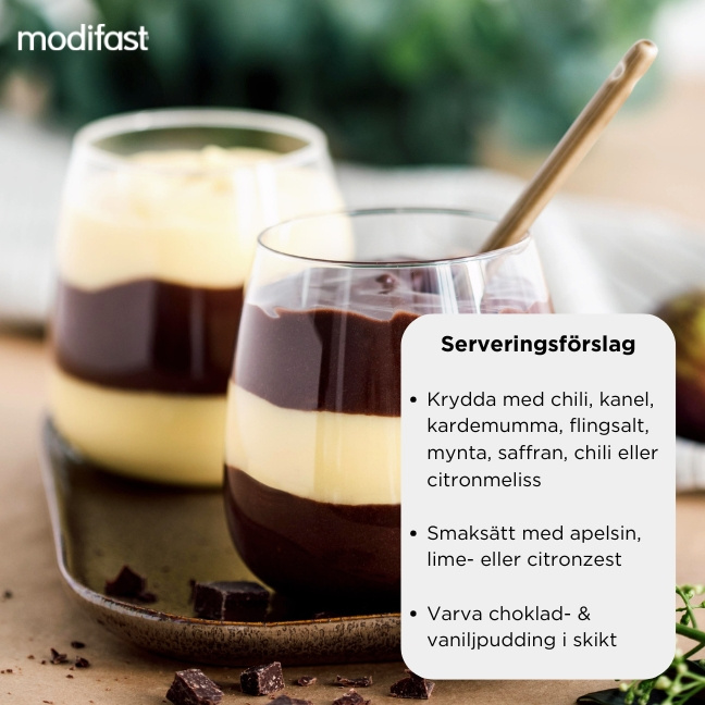 Modifast LCD Chocolate Pudding - 8 m�ltider