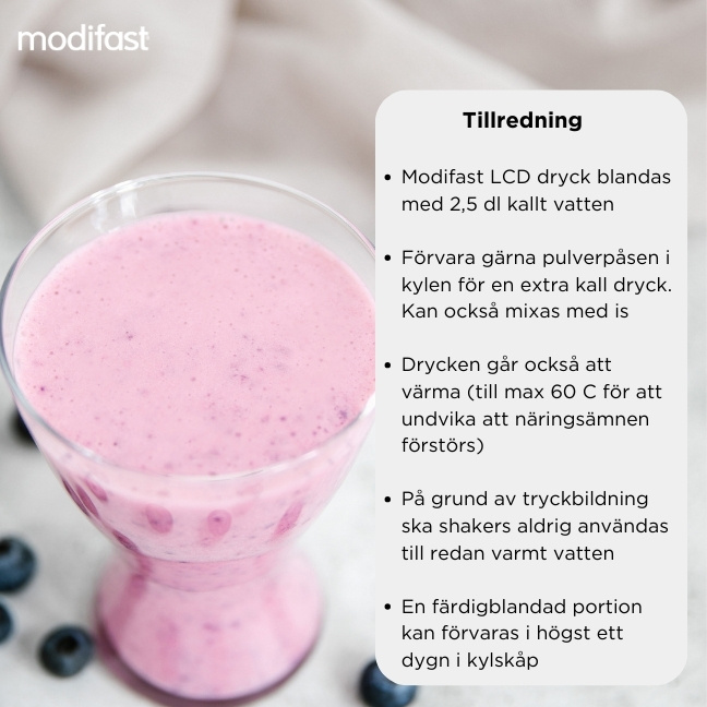 Modifast LCD Blueberry - 8 m�ltider