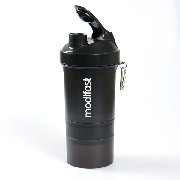 Modifast Shaker 600ml Gunsmoke Black