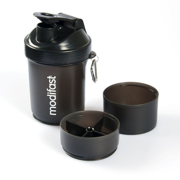 Modifast Shaker 600ml Gunsmoke Black